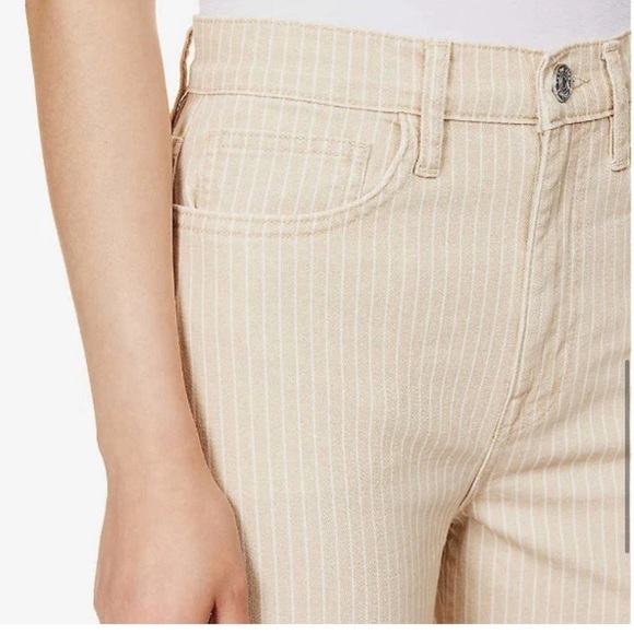 FRAME Le Jane Crop Striped Straight-Leg Jeans NWT SZ 26 ✨✨🔥🔥 - Picture 7 of 7